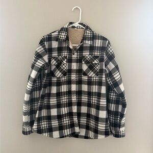 Black and White Plaid Jacket